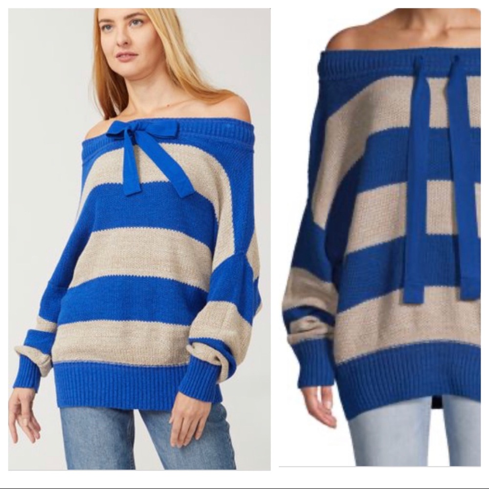 Free People Cassidy Off-the-Shoulder Pullover
